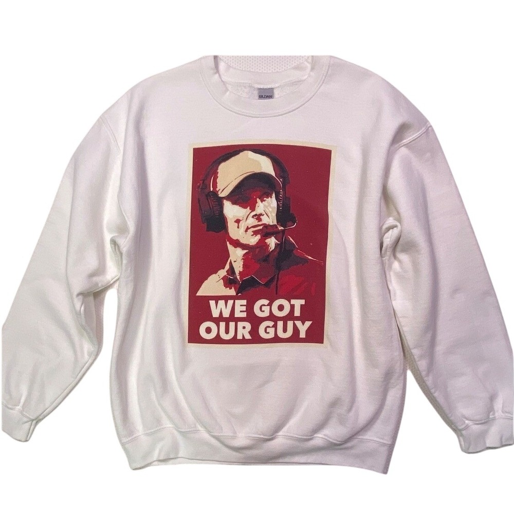 Brent Venables OU Football Coach University Of Oklahoma Crew Neck Sweatshirt LG